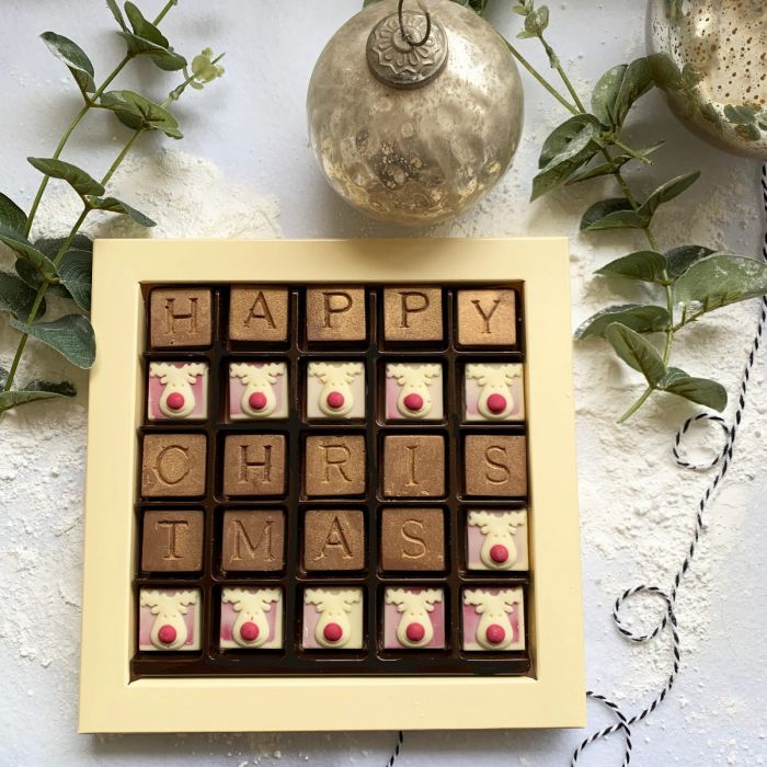 Happy Christmas Chocolate Box Happy Christmas Chocolate Box