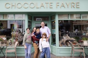 Chocolate Fayre Front Family Landscape