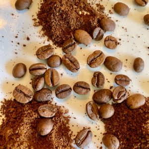 Coffee Beans and Grinds